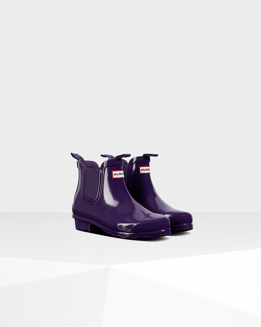 Botas Chelsea Hunter Criança Azuis Roxo - Original Big Gloss - 16IJVOQCL